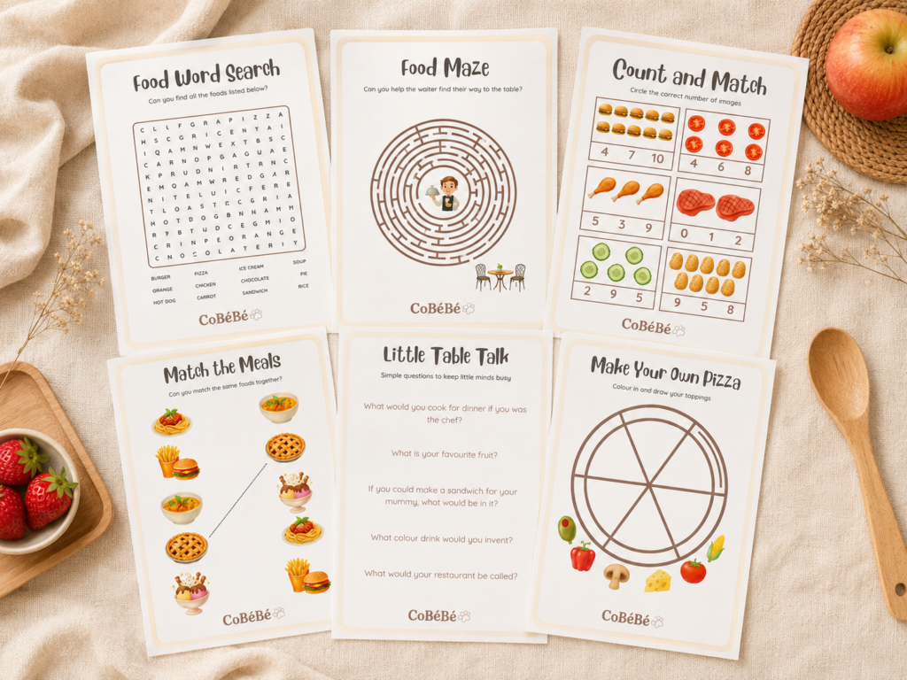 Restaurant Activity Pack