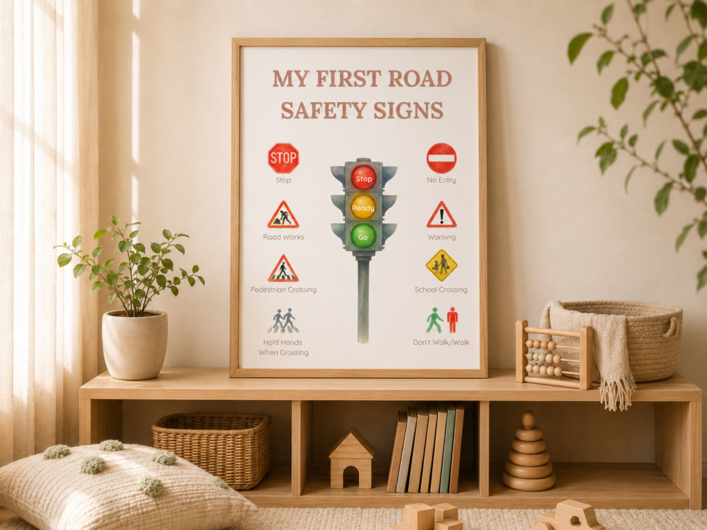 Toddle Road Safety Poster