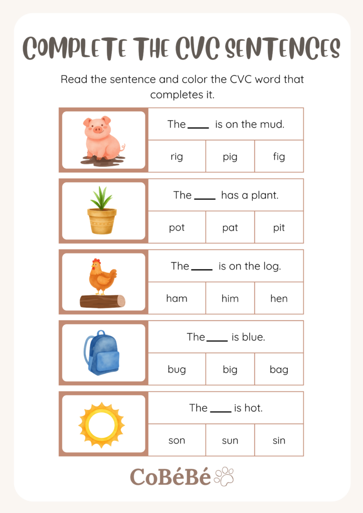 Phonics Worksheets
