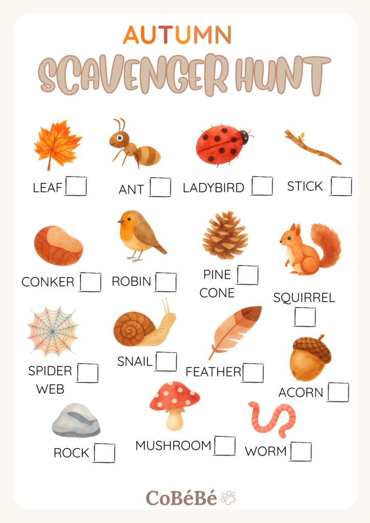 Autumn scavenger Hunt