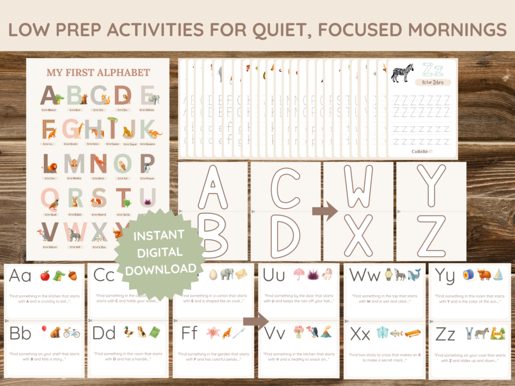 simple ways to teach the alphabet at home
