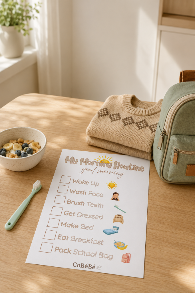 My morning routine printable