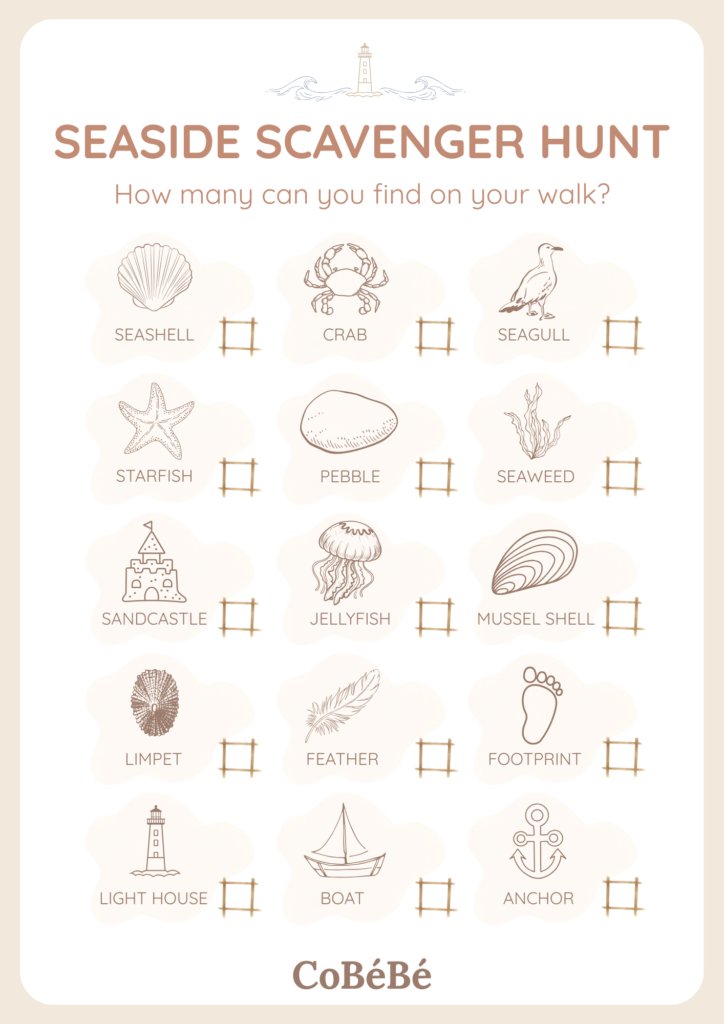 scavenger hunt free printable