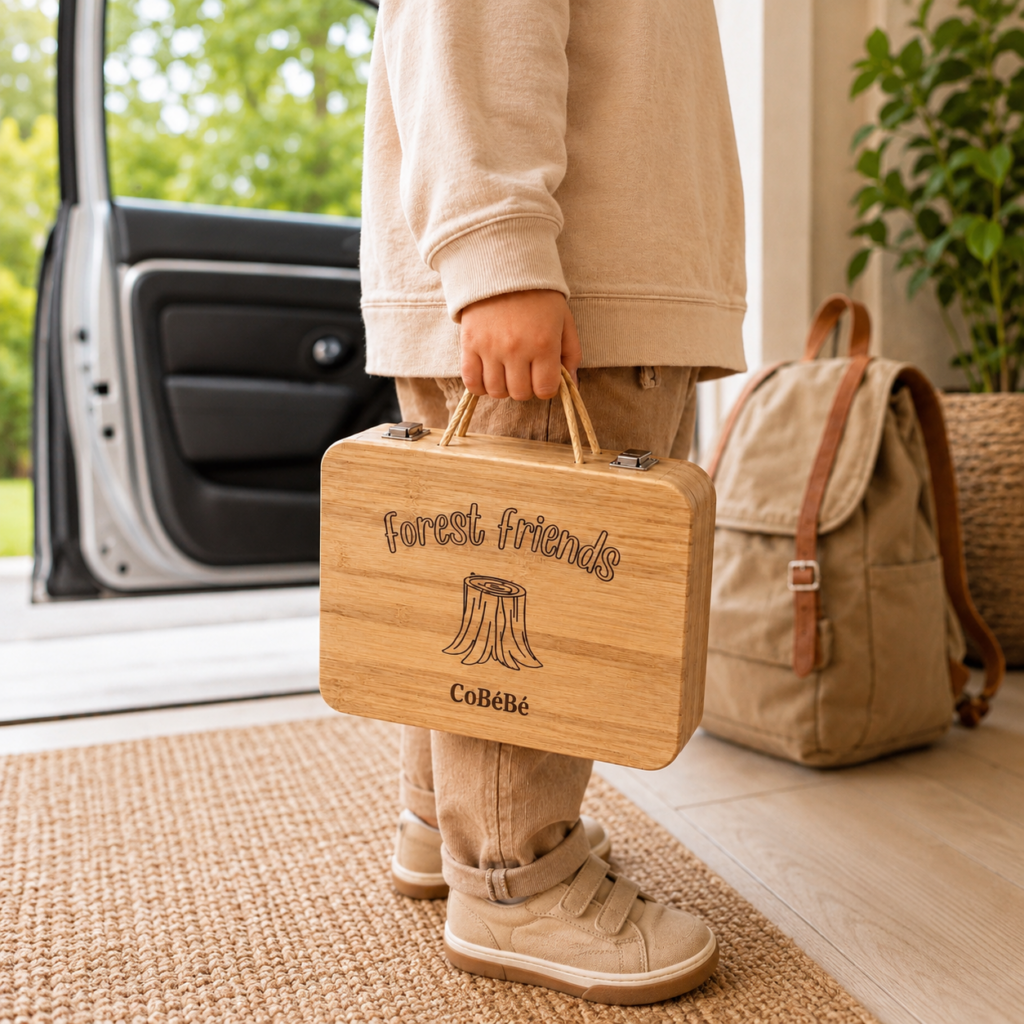 wooden activity box