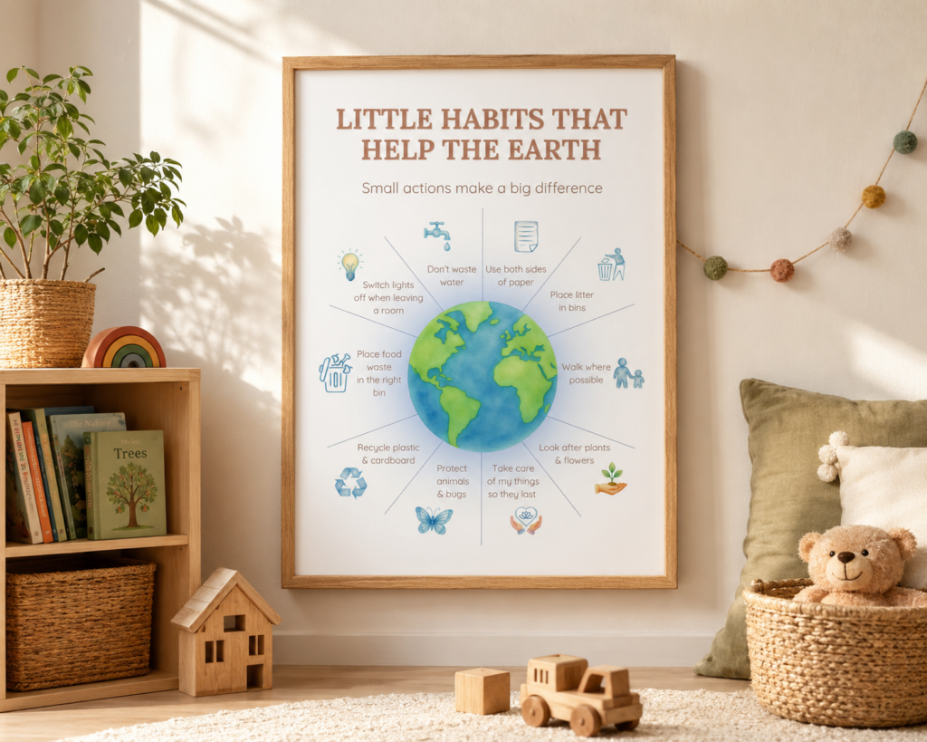 eco habits poster
