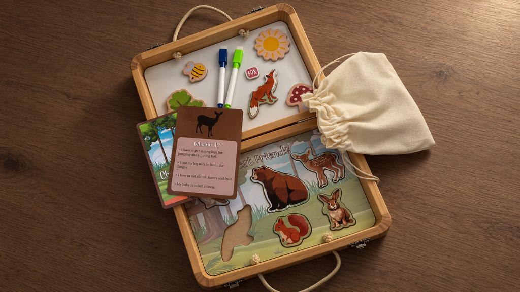 montessori wooden activity box